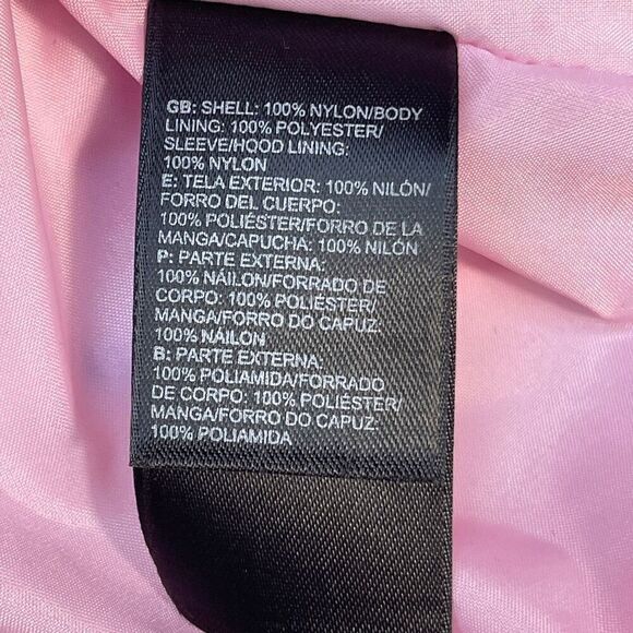 The North Face Pink Vented Zip Hyvent Windbreaker Hooded Jacket Size Large - Picture 5 of 13